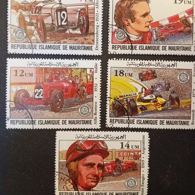 Lot timbres les voitures de courses 🏁
